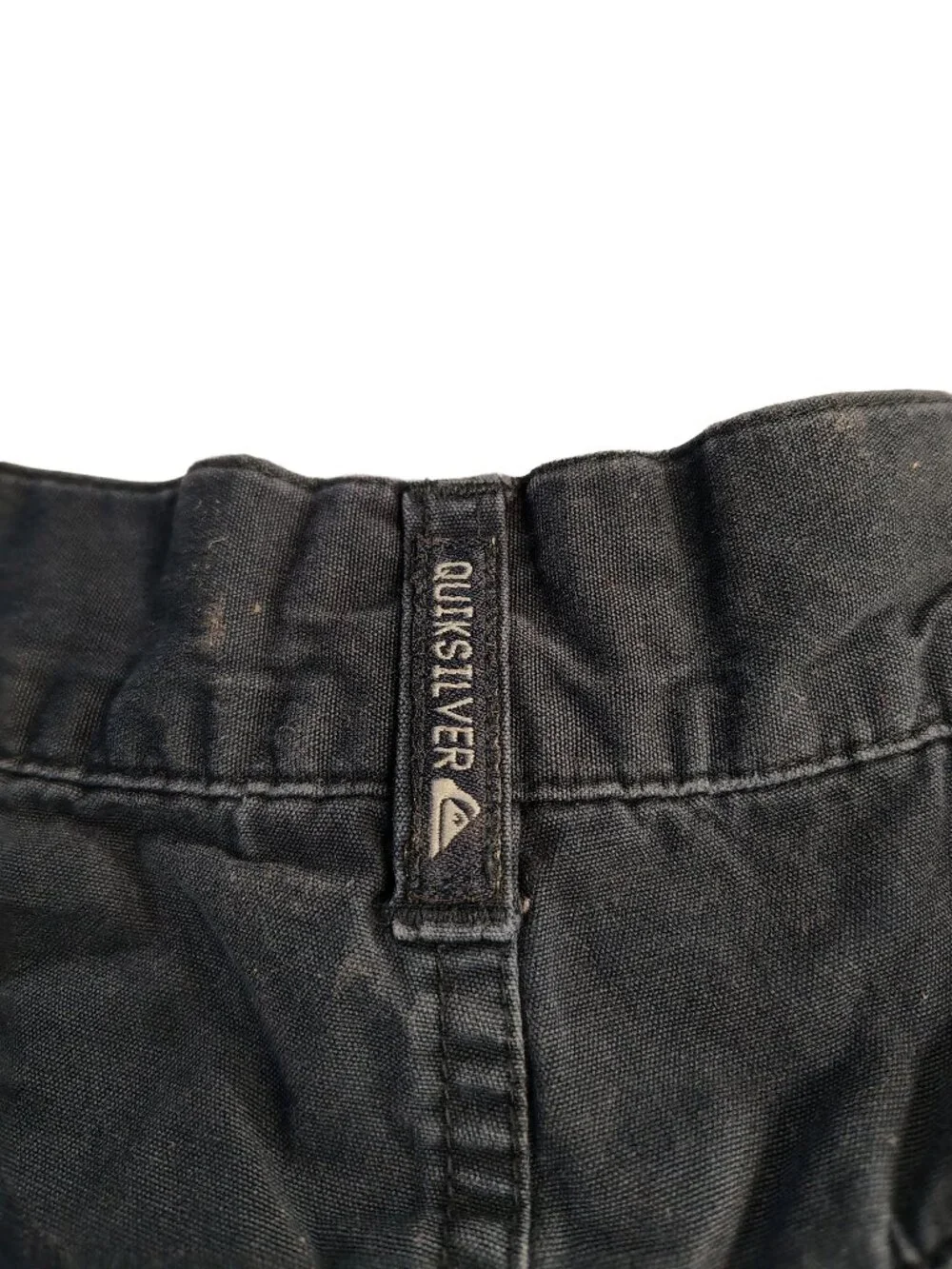 Boy's Vintage 90's Black Size 23 Quiksilver Everyday Cargo Shorts
